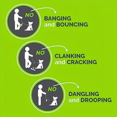 Portable Pet Poop Bag Holder Dispenser for Dog Outdoor Supply