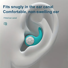 2pcs Waterproof Earplugs for Sleeping Swimming & Travel