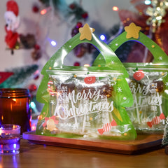 10pcs Christmas Gift Bags for Birthdays Parties Reusable Packaging