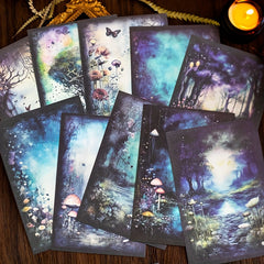 Pack of 10 Vintage Dream Journal Paper Sheets
