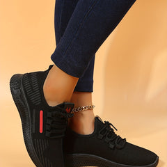 Women's Lightweight Lace Up Low Top Sneakers