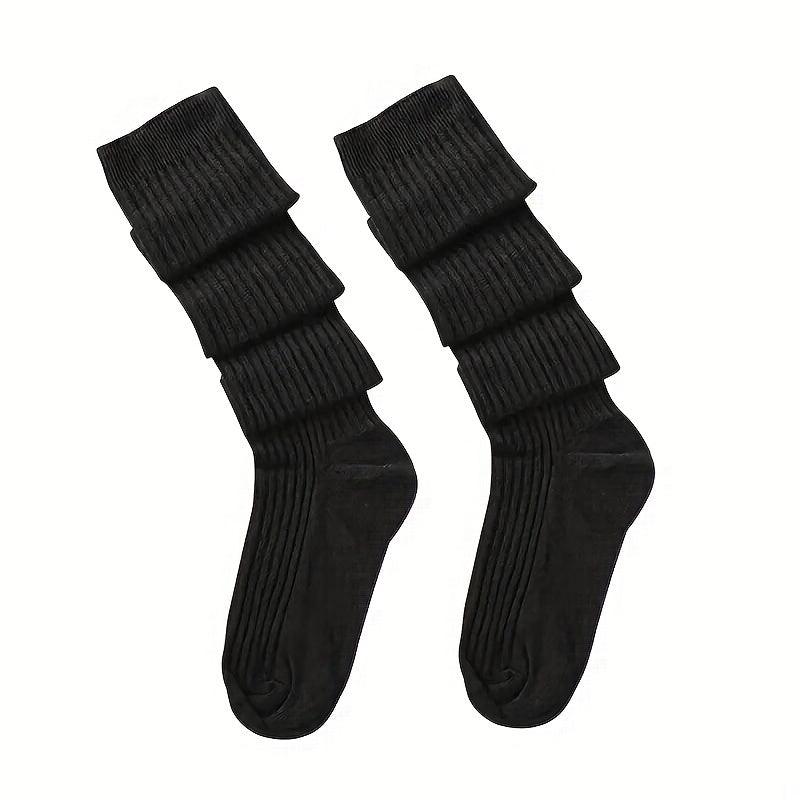 Girls Cotton Thigh High Socks Kids Over Knee Stockings