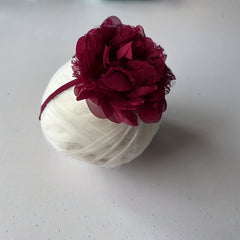 Festive Red Tutu & Headband Set for Newborn Photos & Birthdays