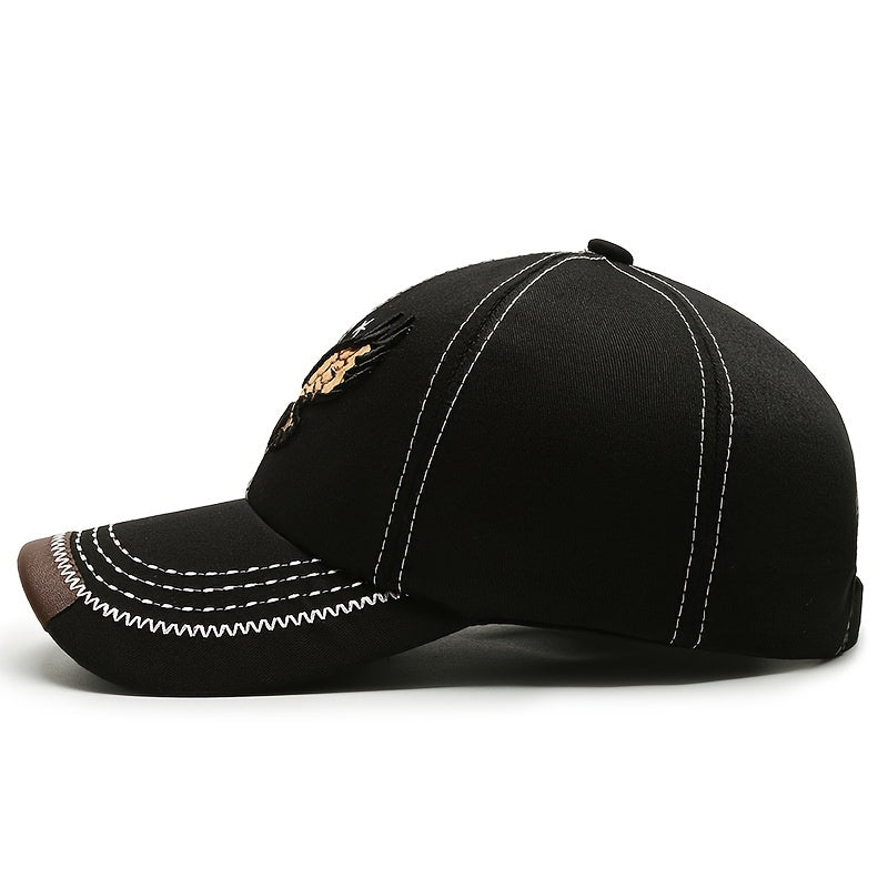 Kids Eagle Embroidered Baseball Cap Adjustable Sun Protection Hat
