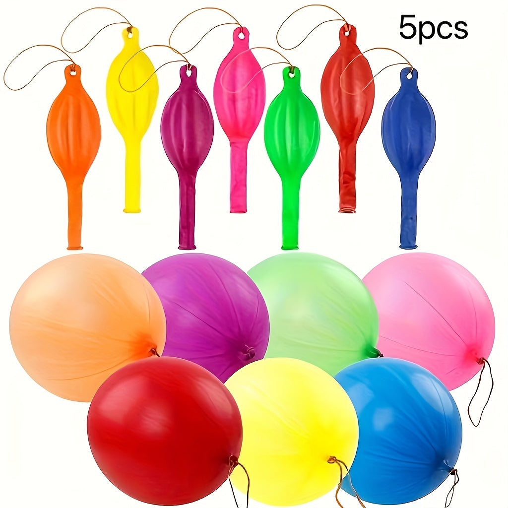 25 Pcs Clap Balloons Elastic Balloons Rubber Play Balloons Wedding Supplies