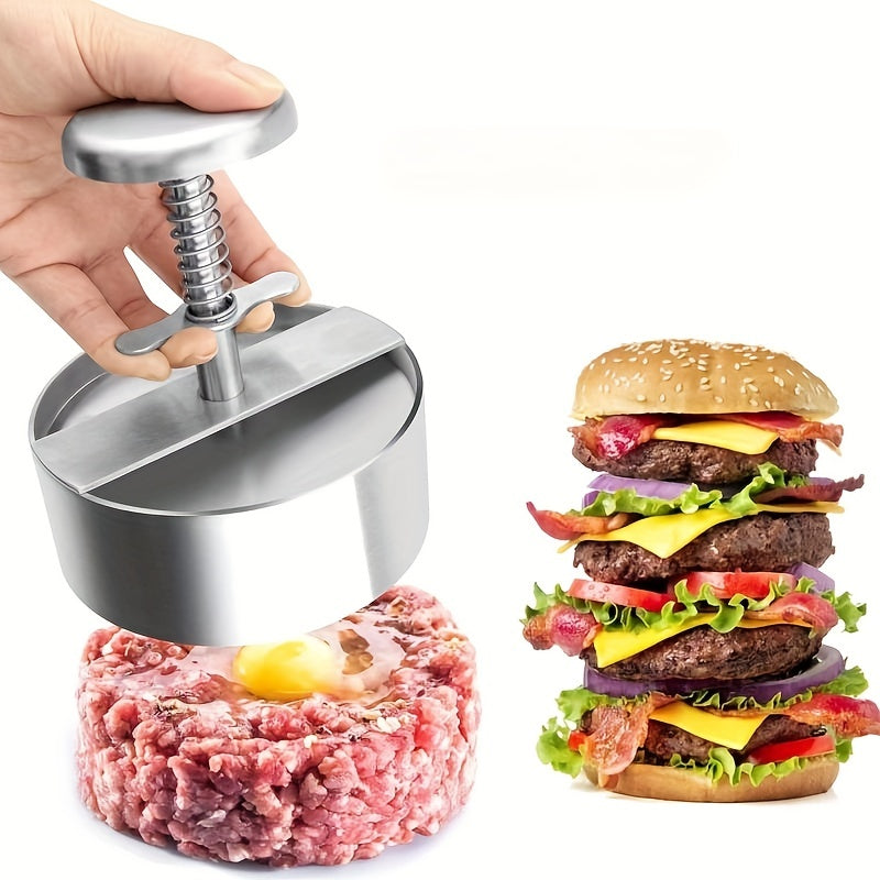 Stainless Steel Burger Press for Hamburger Steak Pie - Kitchen Gadgets