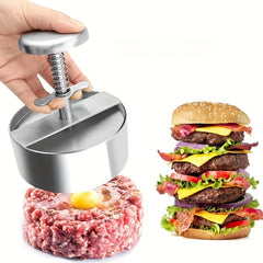 Stainless Steel Burger Press for Hamburger Steak Pie - Kitchen Gadgets