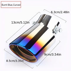 Universal Car Exhaust Tip Stainless Steel Auto Muffler Tail Pipe Car Accessories