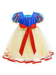 Girls Princess Costume Set with Dress, Jewelry, Gloves, Crown - Christmas Party