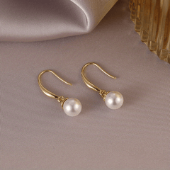 Faux Pearl Drop Earrings for Girls
