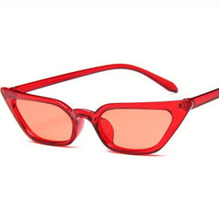 Cat Eye Sunglasses Y2K Jelly Casual Glasses UV400