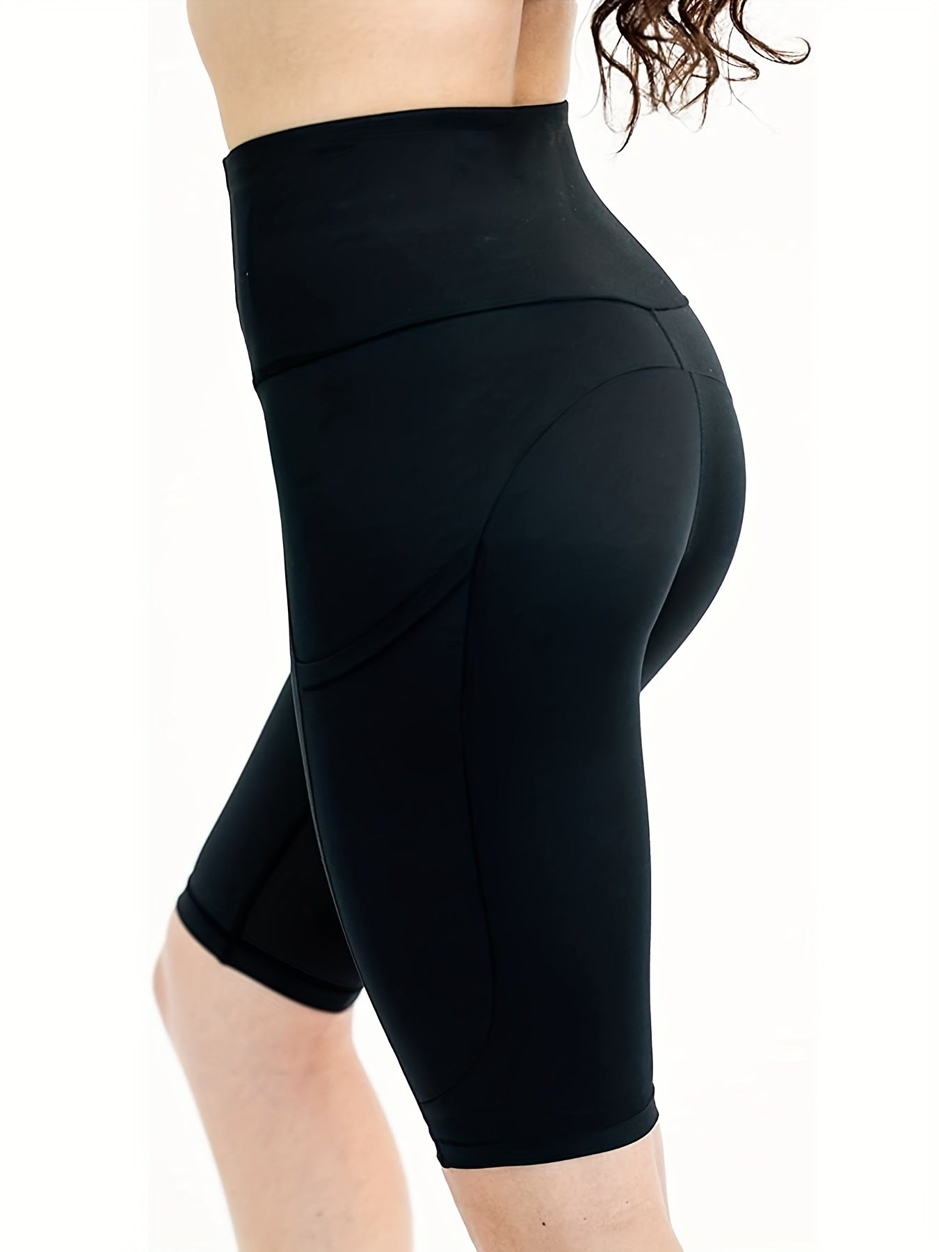 High Waist Stretchy Leggings with Dual Pockets