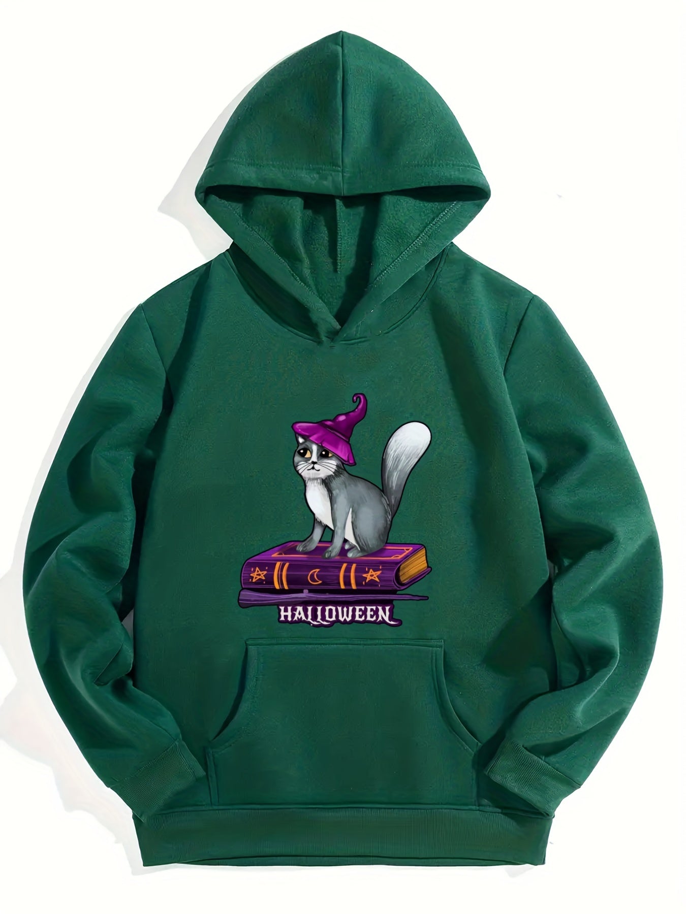 Witch Pattern Hoodie for Girls Halloween Party Sweatshirt Top For Kids