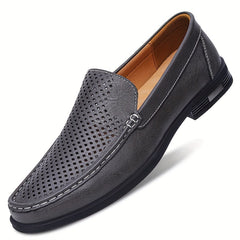 Men's PU Loafers Comfy Driving Shoes Soft Sole