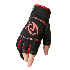 3 Fingerless Fishing Gloves Touch Screen Outdoor Cycling Driving Fishing