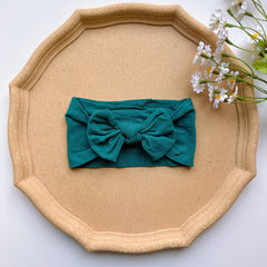 Nylon Soft Elastic Bow Headband for Baby