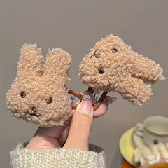 Kids Plush Rabbit Hair Clip - Cute Hair Accessory