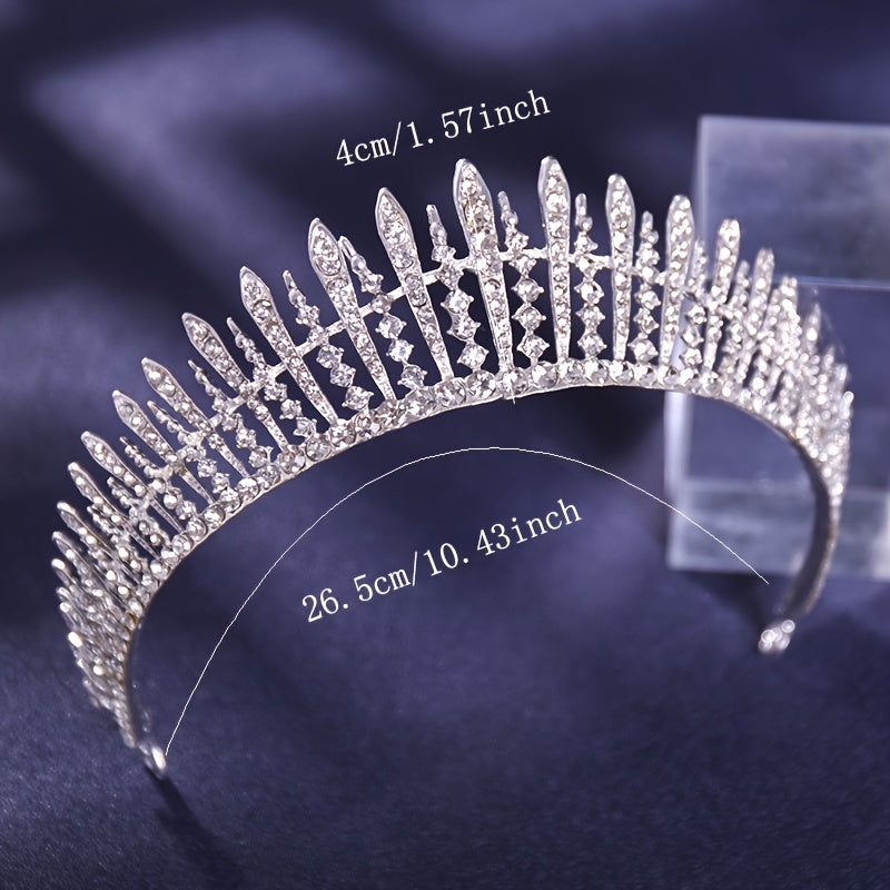 Wedding Crown Hair Jewelry Bridal Hair Accessories Women Baroque Crown