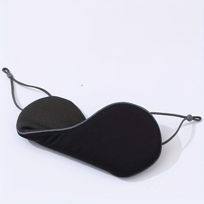 Adjustable Soft Blackout Sleep Eye Mask for Travel Rest Nap