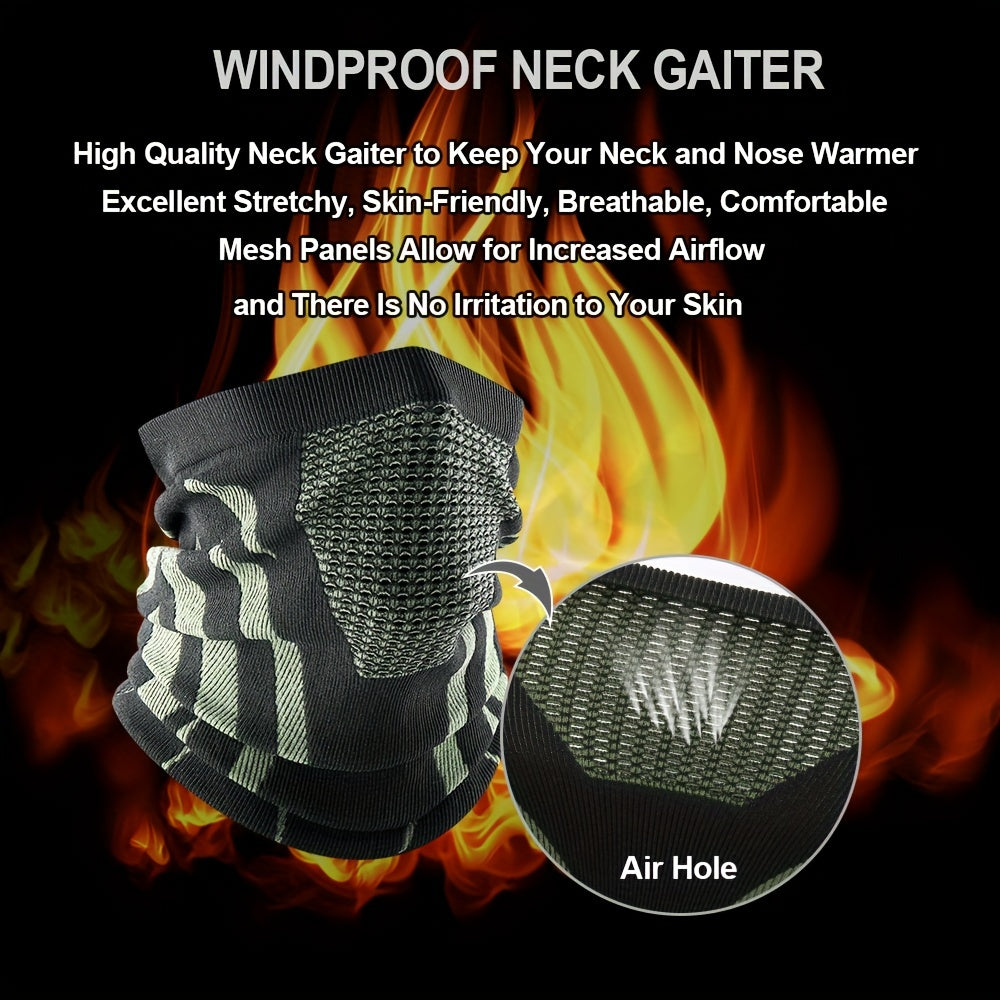 Winter Neck Gaiter Neck Warmer Half Face Ski Mask Cover Shield