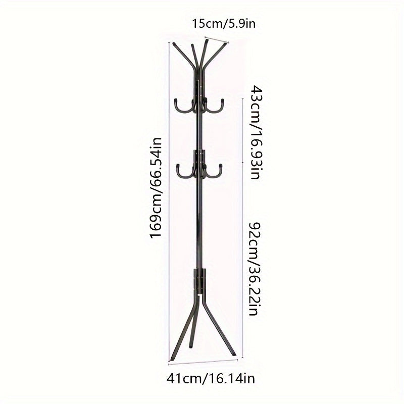 Metal Clothes Stand Coat Rack Durable Standing Clothes Rack