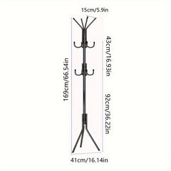 Metal Clothes Stand Coat Rack Durable Standing Clothes Rack