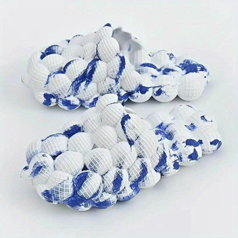 Unisex Massage Bubble Slides Non-slip Spa Slippers