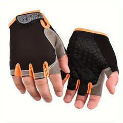 Sports Half Finger Gloves Unisex Cycling & Mountaineering Fitness