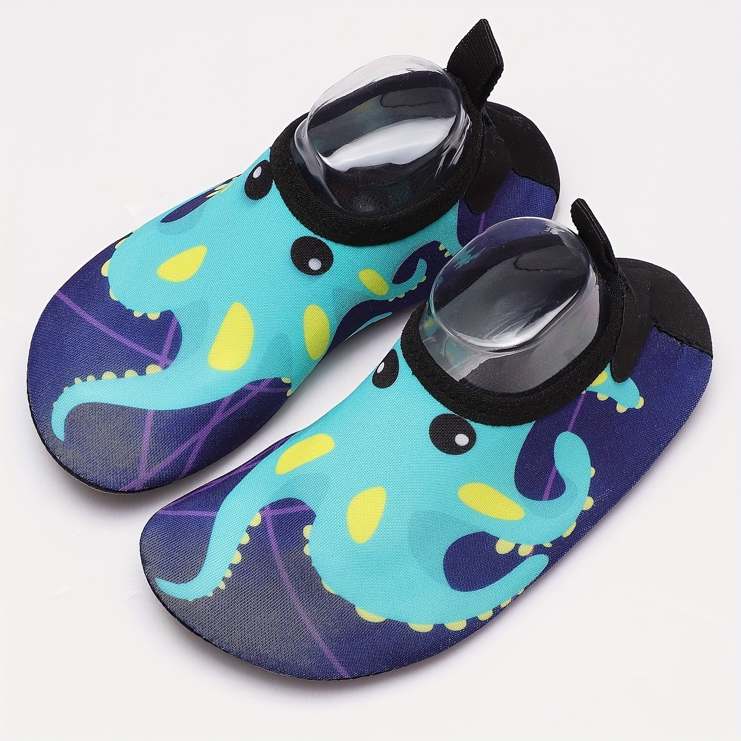 Boy's Octopus Graphic Water Shoes Quick Dry Lightweight Soft Water Socks