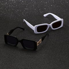 Men's Full Frame Square Sunglasses Set