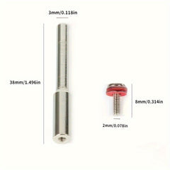 5pcs Rotary Tool Accessories Set 1 8 Shank Mandrel