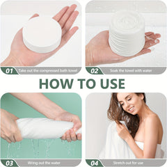Compression Bath Towel for Outdoor Sports and Travel