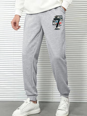 Men's Loose Sweatpants With 7 Print
