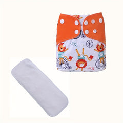 Adjustable Washable Cloth Diaper for Boys Girls with Microfiber Insert