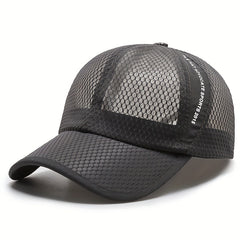Unisex Breathable Mesh Baseball Cap Outdoor Sport Letter Embroidery