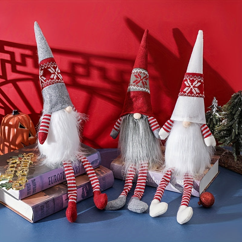 Xmas Decoration Faceless Old Man Plush Doll 22.4inch Gift Dwarf Gnome Home