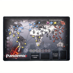 Pandemic Board Game Play Mat Base Game Family Board Game Map Player Mat