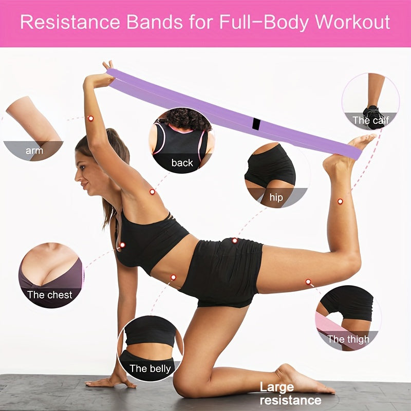 3Pcs Long Resistance Tension Belt Fitness Rope for Squat Yoga Strength Training