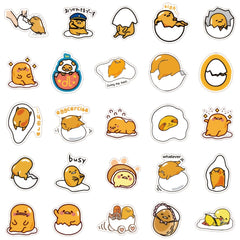 120 PCS Lazy Cartoon Stickers PVC Waterproof Stickers