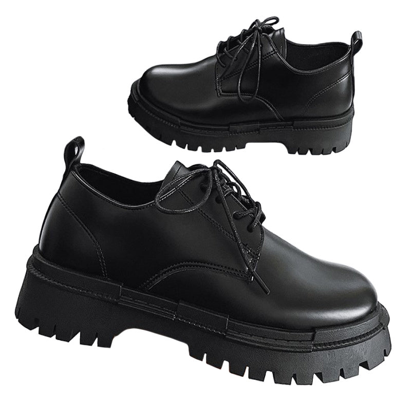 Men's Lace up Business Casual Shoes for Wedding Party Office