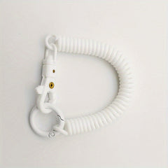 Kids Spring Keychain Retractable Safety Rope Decorative Accessory