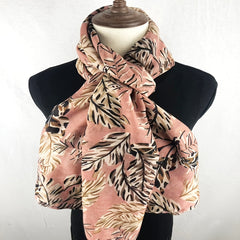 Classic Print Scarf Anti Cold Warm Romantic Vintage Scarf