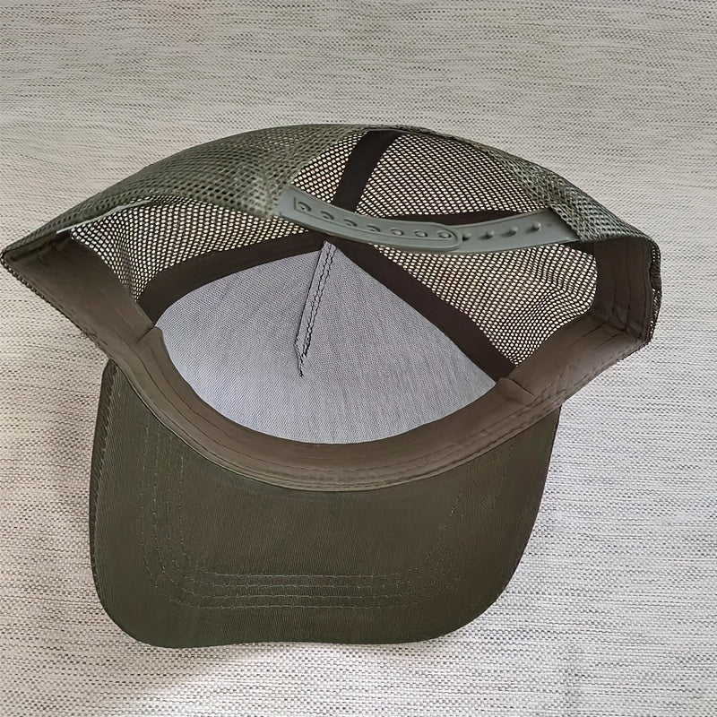 Embroidered Tiger Net Baseball Cap Men Women Hip hop Peaked Cap