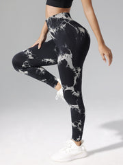 Seamless Tummy Control Workout Leggings High Stretch Yoga Gym Pants