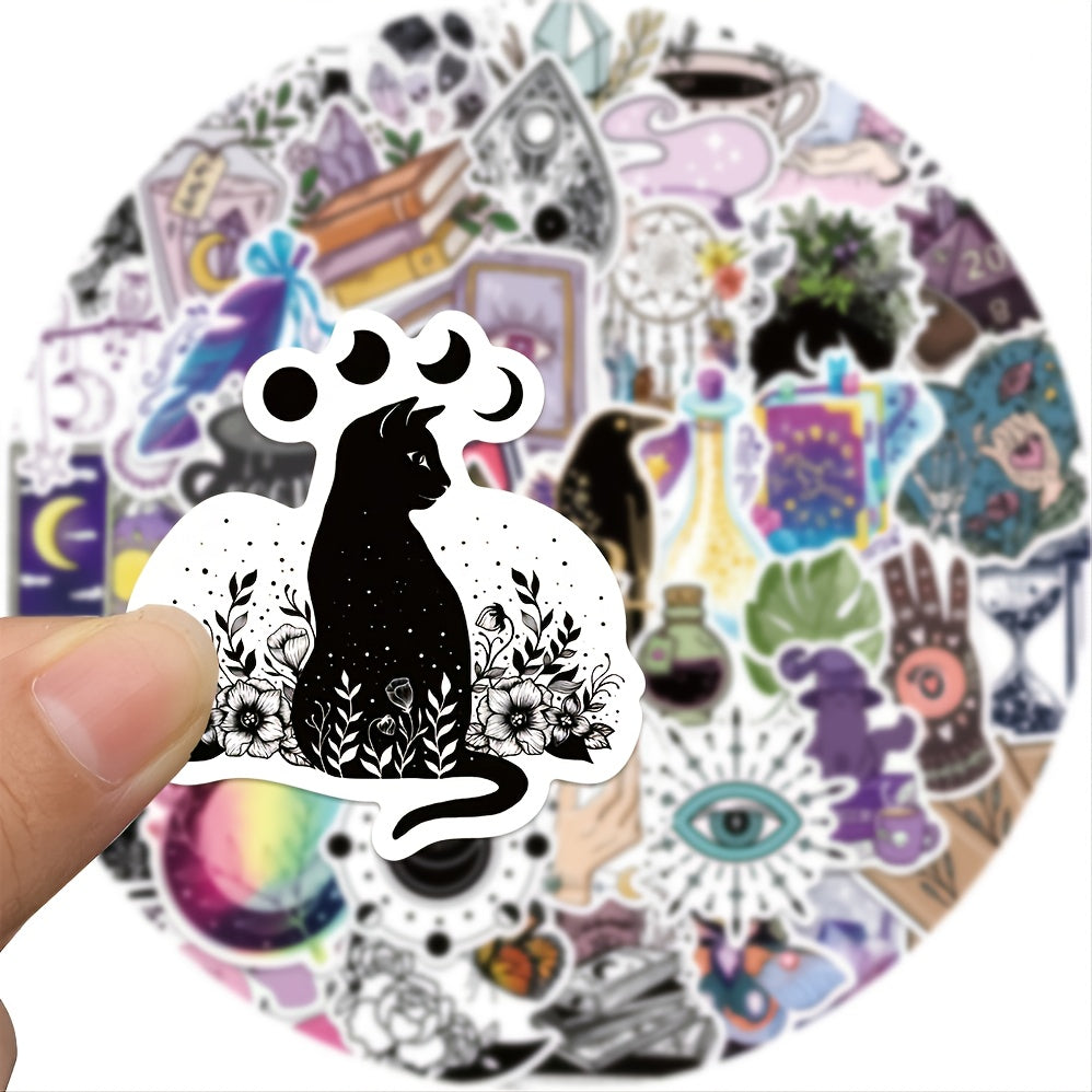 Graffiti Sticker Astrology Tarot Gothic Style Waterproof Kids Girls Gift