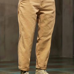 Slim Fit Retro Jeans Mens Casual Street Style Denim Pants