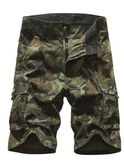 Men's Camo Cargo Shorts Military Casual