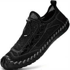 Men's Stitch Detail Sandals Non Slip Outdoor Hiking Trekking Sandals
