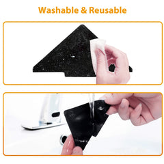 8pcs Reusable Rug Tape Double Sided Floor Mat Pad