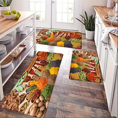 3D Print Anti Fatigue Kitchen Mat Non-Slip Absorbent Bath Mat